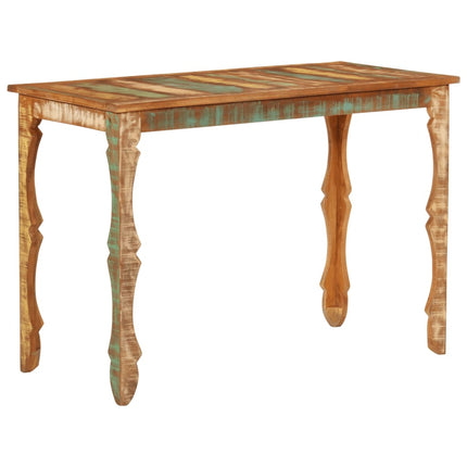 Table De Salle À Manger 120X60X76Cm Bois De Récupération Massif