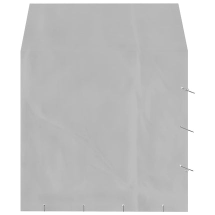 Chenil D'extérieur Pour Chiens Avec Toit Argenté 2X2X2,5 M