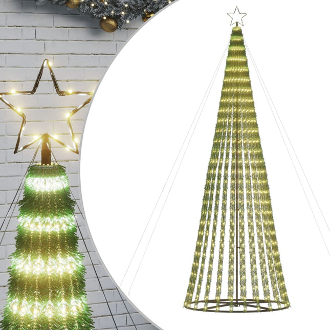 Sapin De Noël À Led 688 Led Blanc Chaud