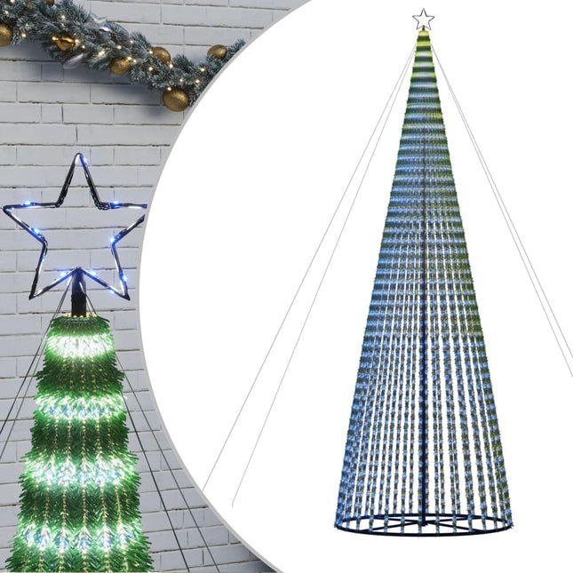 Sapin De Noël À Led 1544 Led Bleu