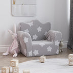 Gris clair et blanc / Chaise