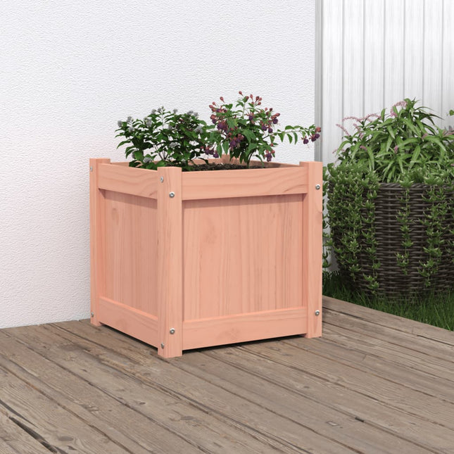 Jardinières 2 Pcs Blanc Bois De Pin Massif
