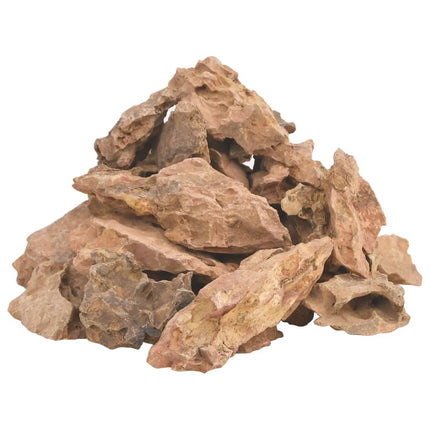 Pierres À Lave 25 Kg Marron 1-10 Cm