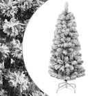 Sapin De Noël Artificiel À Charnières Avec Neige Floquée