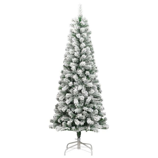 Sapin De Noël Artificiel À Charnières Avec Neige Floquée