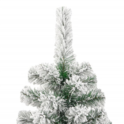 Sapin De Noël Artificiel À Charnières Avec Neige Floquée