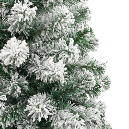 Sapin De Noël Artificiel À Charnières Avec Neige Floquée