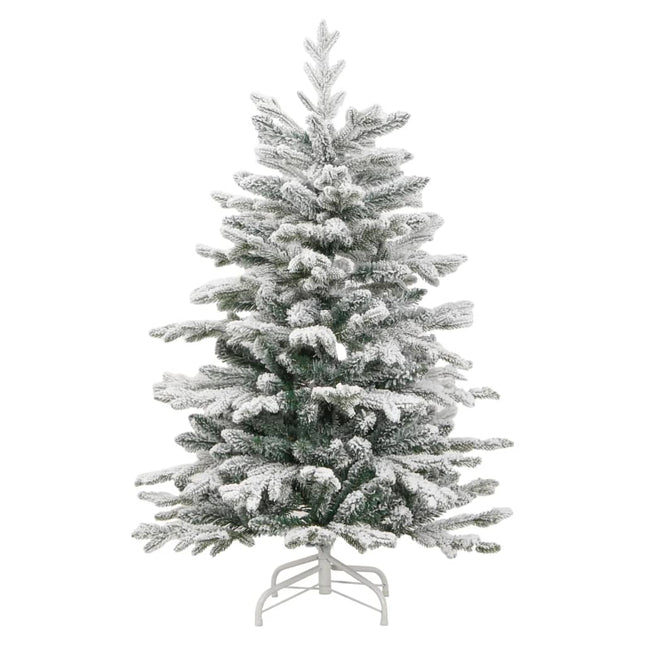 Sapin De Noël Artificiel À Charnières Avec Neige Floquée