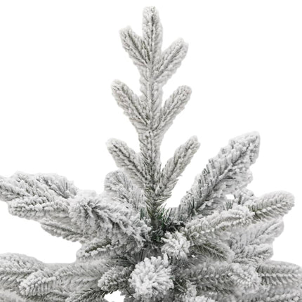 Sapin De Noël Artificiel À Charnières Avec Neige Floquée