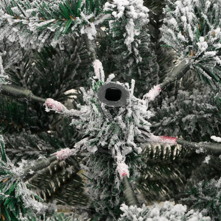 Sapin De Noël Artificiel À Charnières Avec Neige Floquée