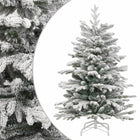 Sapin De Noël Artificiel À Charnières Avec Neige Floquée
