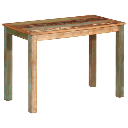 Table De Salle À Manger Bois De Récupération Solide 115X60X76Cm