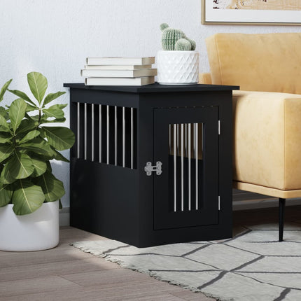 Meuble De Cage Pour Chiens 64,5X80X71Cm Bois D'ingénierie