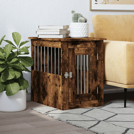 Meuble De Cage Pour Chiens 64,5X80X71Cm Bois D'ingénierie