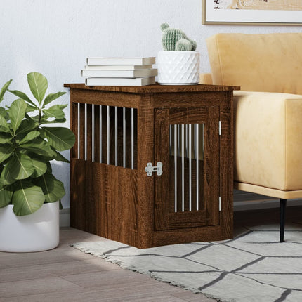 Meuble De Cage Pour Chiens 64,5X80X71Cm Bois D'ingénierie