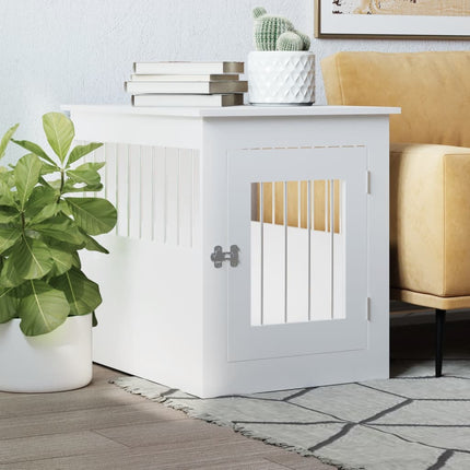 Meuble De Cage Pour Chiens 64,5X80X71Cm Bois D'ingénierie