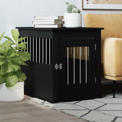 Meuble De Cage Pour Chiens 64,5X80X71Cm Bois D'ingénierie