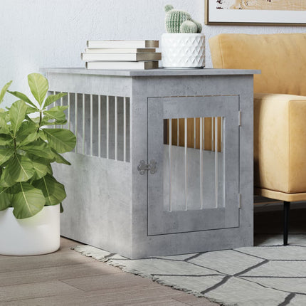 Meuble De Cage Pour Chiens 64,5X80X71Cm Bois D'ingénierie