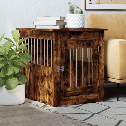 Meuble De Cage Pour Chiens 64,5X80X71Cm Bois D'ingénierie