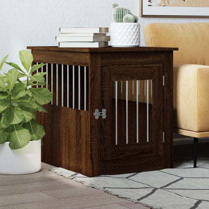 Meuble De Cage Pour Chiens 64,5X80X71Cm Bois D'ingénierie