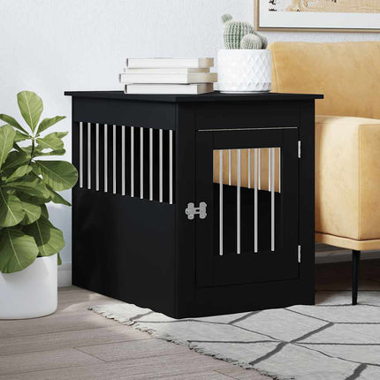 Meuble De Cage Pour Chiens 64,5X80X71Cm Bois D'ingénierie