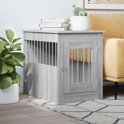 Meuble De Cage Pour Chiens 64,5X80X71Cm Bois D'ingénierie