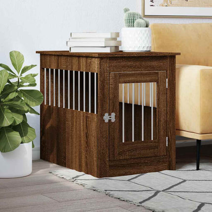 Meuble De Cage Pour Chiens 64,5X80X71Cm Bois D'ingénierie