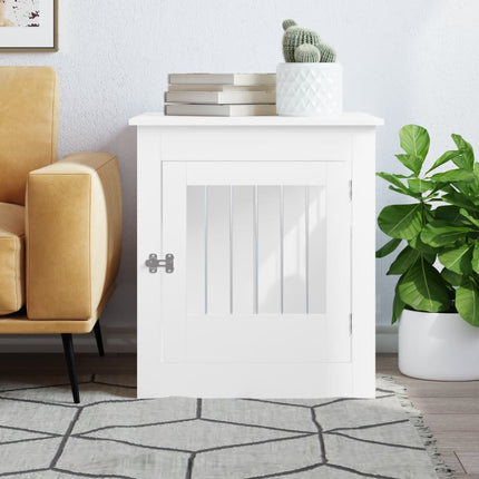 Meuble De Cage Pour Chiens 64,5X80X71Cm Bois D'ingénierie