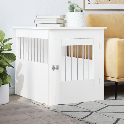 Meuble De Cage Pour Chiens 64,5X80X71Cm Bois D'ingénierie