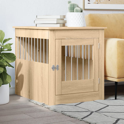 Meuble De Cage Pour Chiens 64,5X80X71Cm Bois D'ingénierie