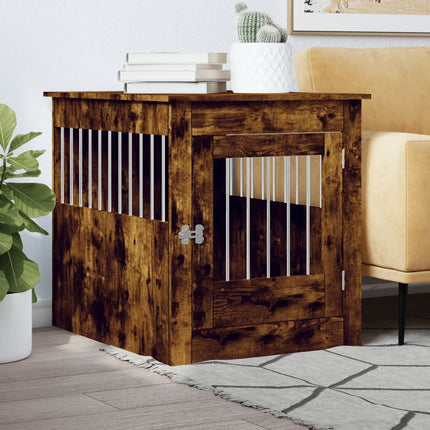 Meuble De Cage Pour Chiens 64,5X80X71Cm Bois D'ingénierie