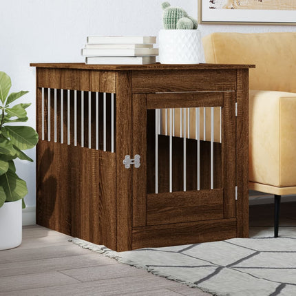 Meuble De Cage Pour Chiens 64,5X80X71Cm Bois D'ingénierie