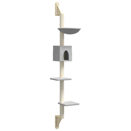 Arbre À Chat Mural Avec Griffoir 187 Cm