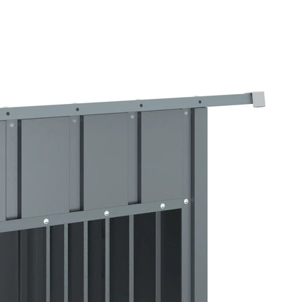 Niche Pour Chien Avec Toit Anthracite Acier Galvanisé