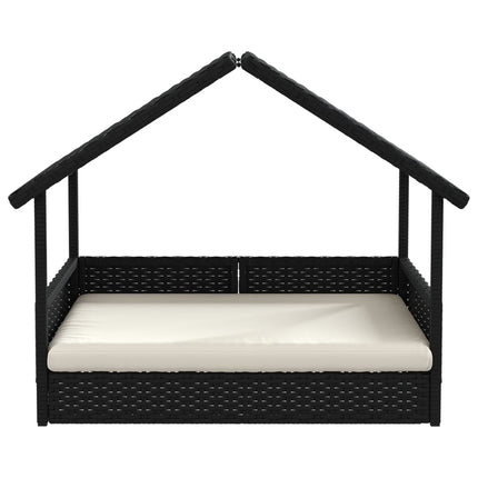 Niche Pour Chien Avec Coussin Résine Tressée