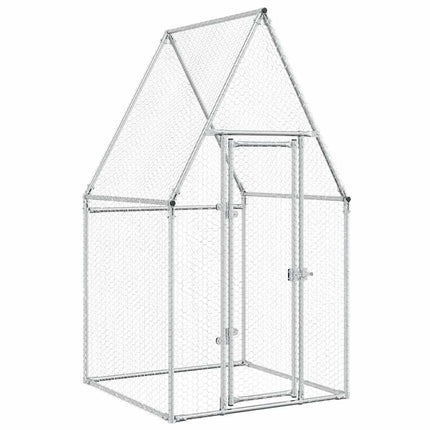Cage Pour Poules Argenté Acier Galvanisé