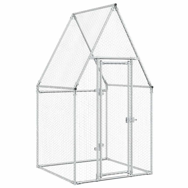 Cage Pour Poules Argenté Acier Galvanisé