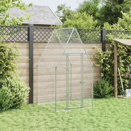 Cage Pour Poules Argenté Acier Galvanisé