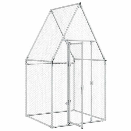 Cage Pour Poules Argenté Acier Galvanisé