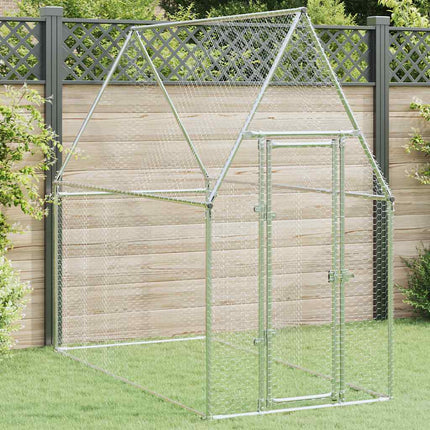 Cage Pour Poules Argenté Acier Galvanisé