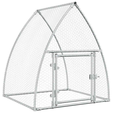 Cage Pour Poules Argenté Acier Galvanisé