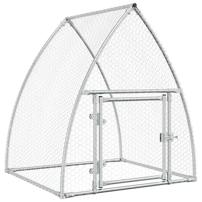 Cage Pour Poules Argenté Acier Galvanisé