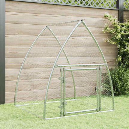 Cage Pour Poules Argenté Acier Galvanisé