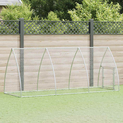 Cage Pour Poules Argenté Acier Galvanisé