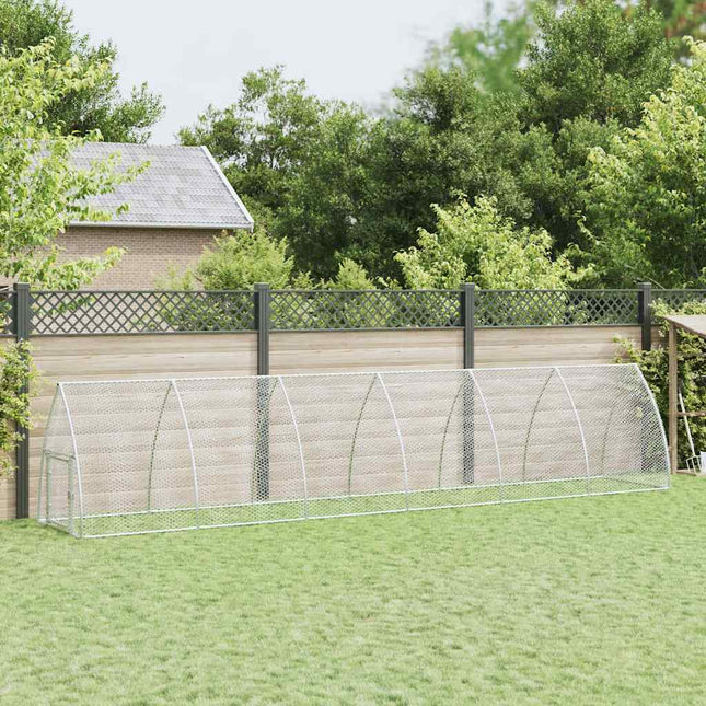 Cage Pour Poules Argenté Acier Galvanisé