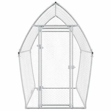 Cage Pour Poules Argenté Acier Galvanisé