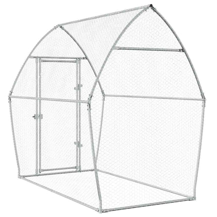 Cage Pour Poules Argenté Acier Galvanisé