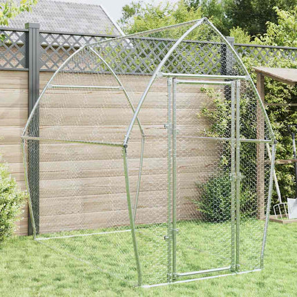 Cage Pour Poules Argenté Acier Galvanisé