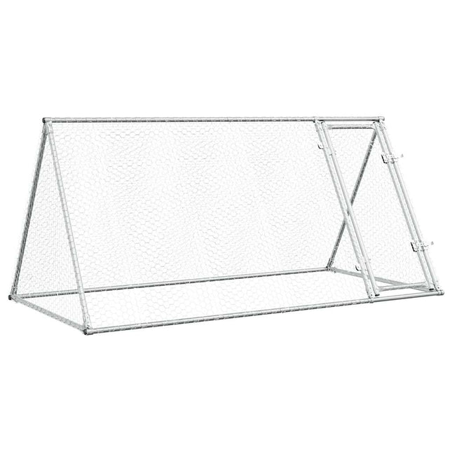 Cage Pour Poules Argenté Acier Galvanisé