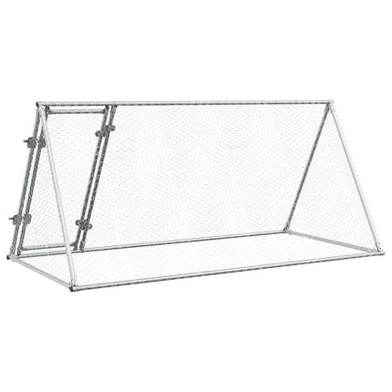 Cage Pour Poules Argenté Acier Galvanisé